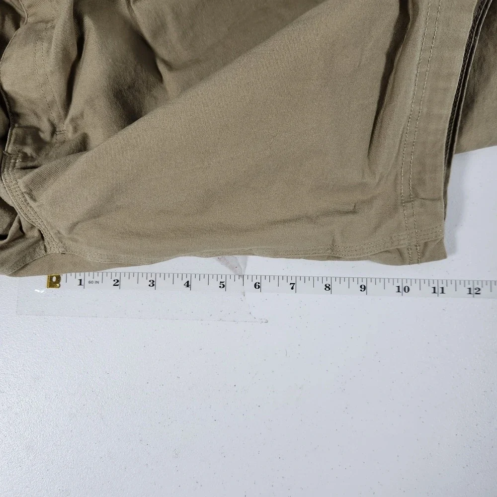 Duluth Trading Co Flex Fire Hose Relaxed‎ Fit Khaki Work Shorts Mens 48 Tan